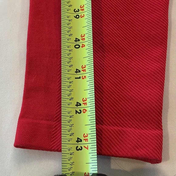 All in Motion Women S Seamless Red Bodysuit Built-In Shelf Bra Active Skinny Leg - Picture 3 of 9